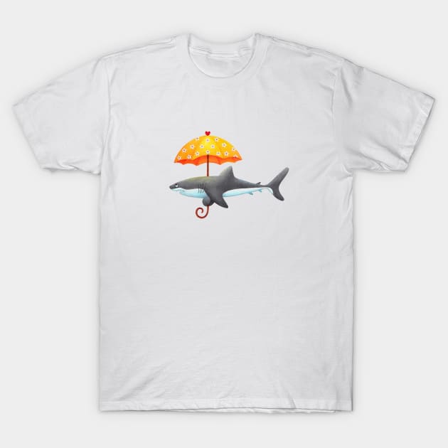 When you're the king of the ocean but you don't like getting wet when it rains.. T-Shirt by Claske